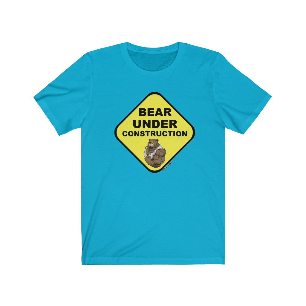 Bear Under Construction / Unisex Jersey Short Sleeve Tee