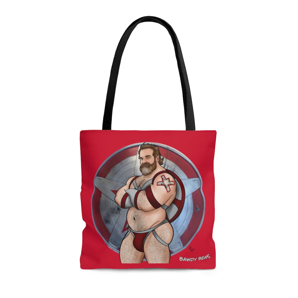 Red Guardian Nice & Naughty / Adult Content  AOP Tote Bag