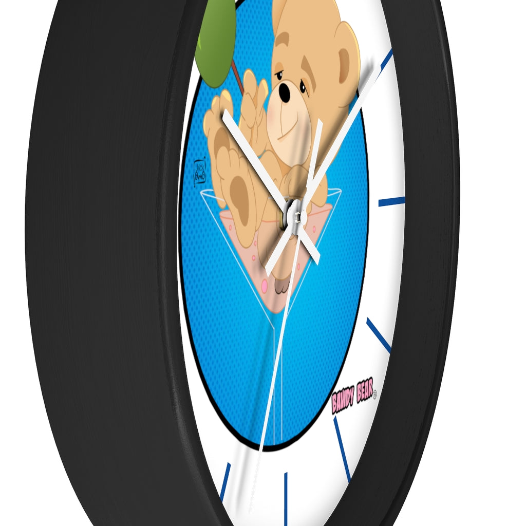 The Bawdy Bear "Dirty Martini" / Wall clock