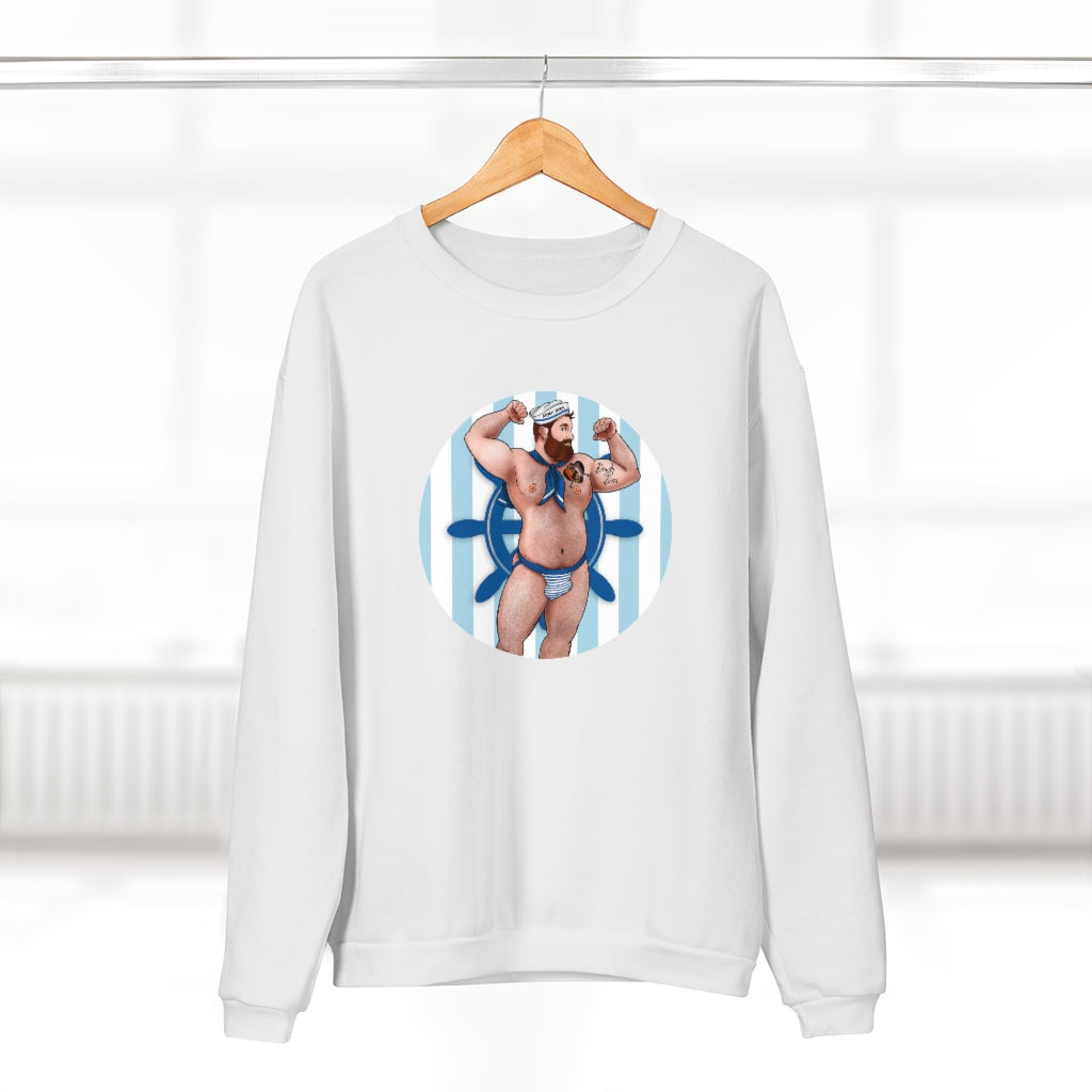 Sailor Bear / Unisex Crew Neck Sweatshirt