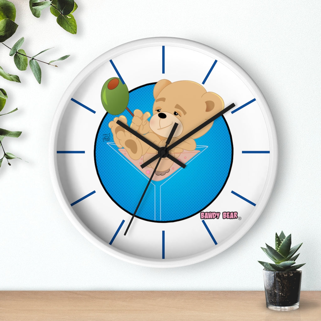 The Bawdy Bear "Dirty Martini" / Wall clock