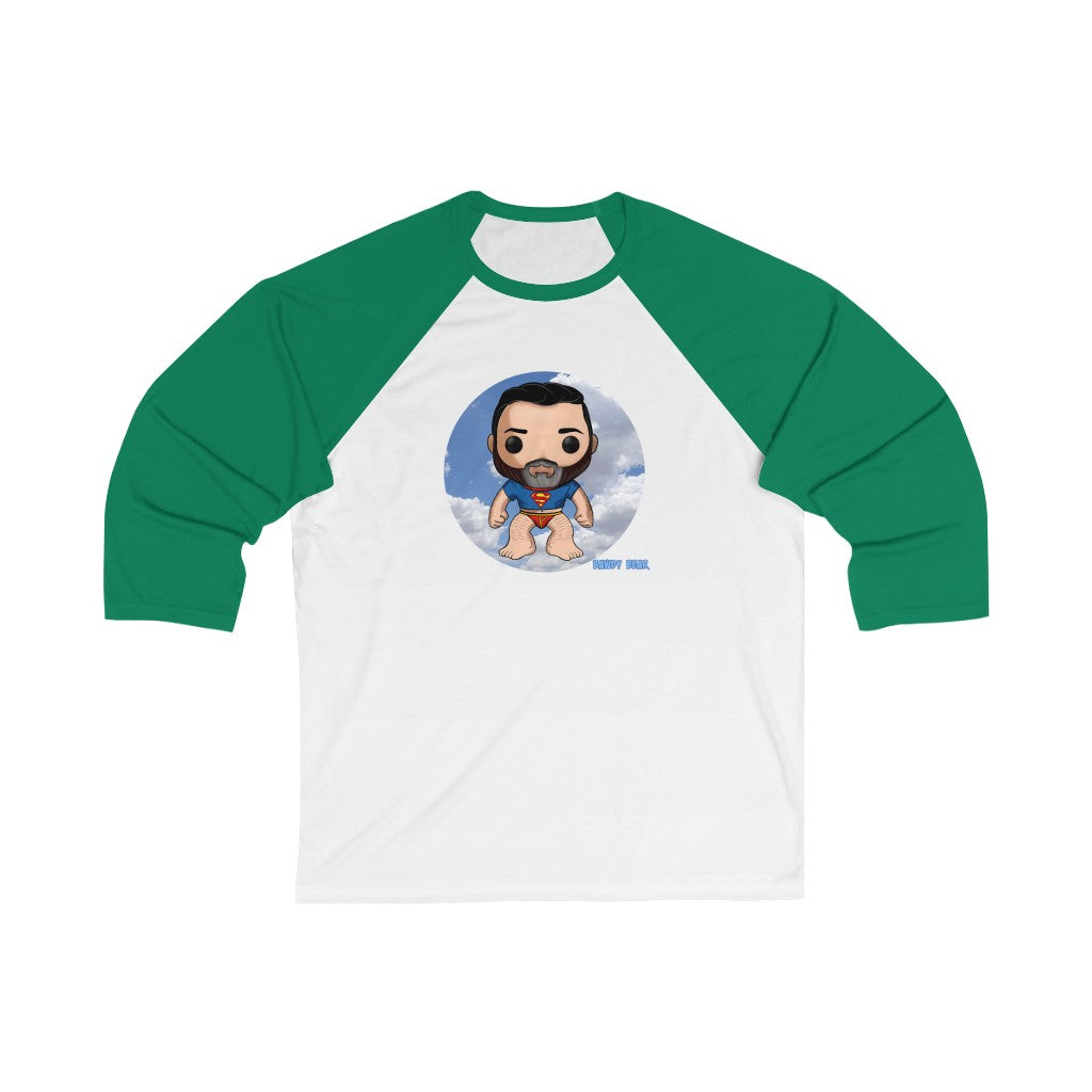 Funko Series "Super-Bear"/ Unisex 3/4 Sleeve Baseball Tee