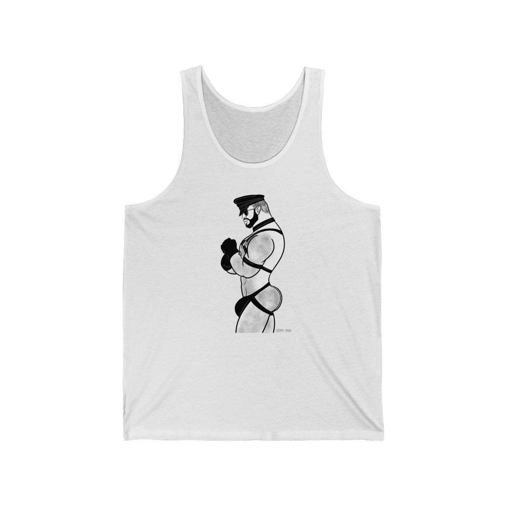 Lthr Man 3 Full Body / Unisex Jersey Tank