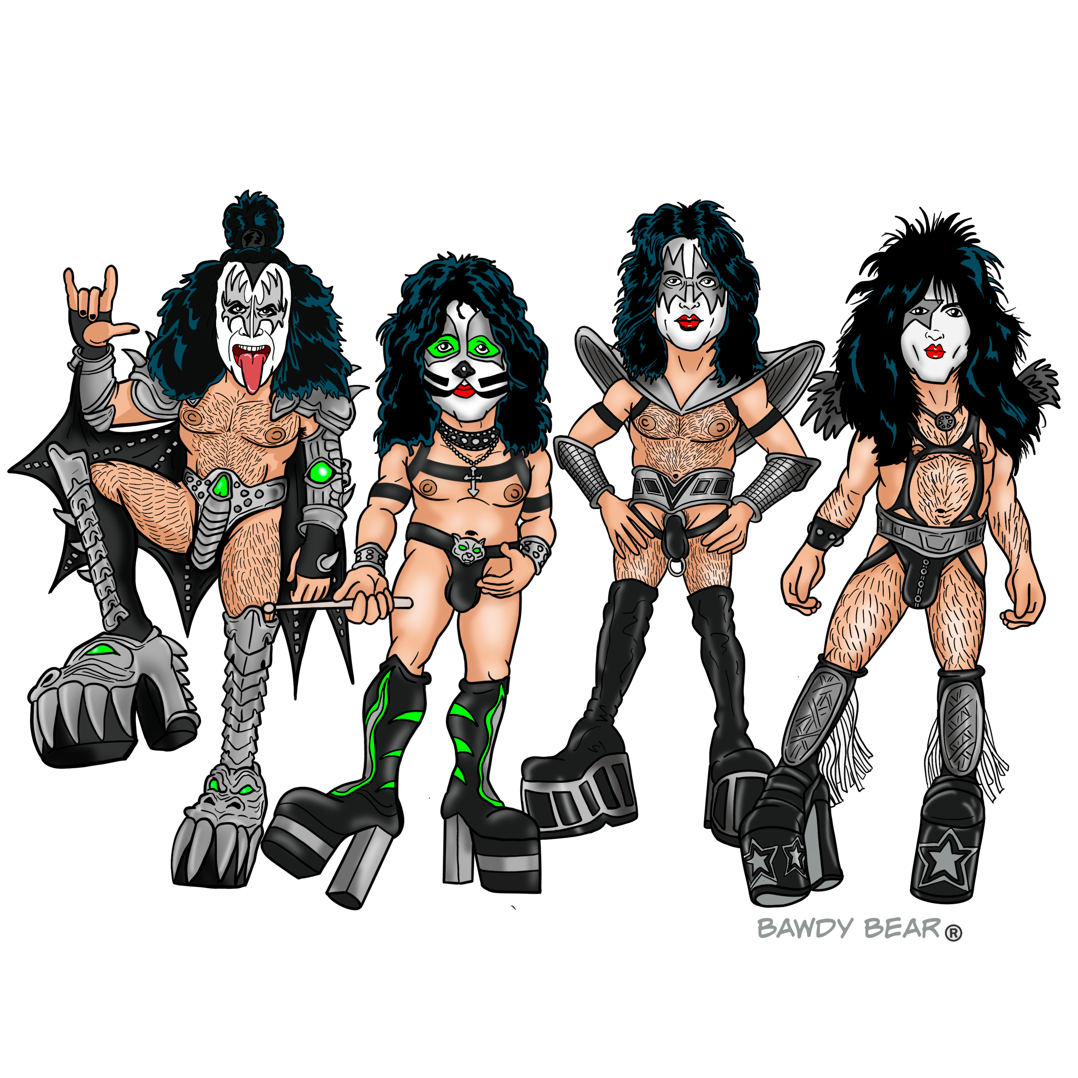 Bear KISS / Accessory Pouch