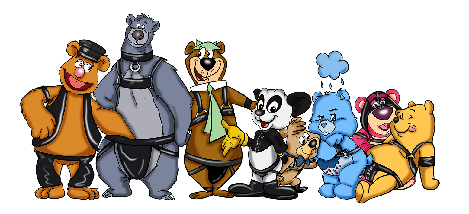 Iconic Bear Orgy  / Accessory Pouch