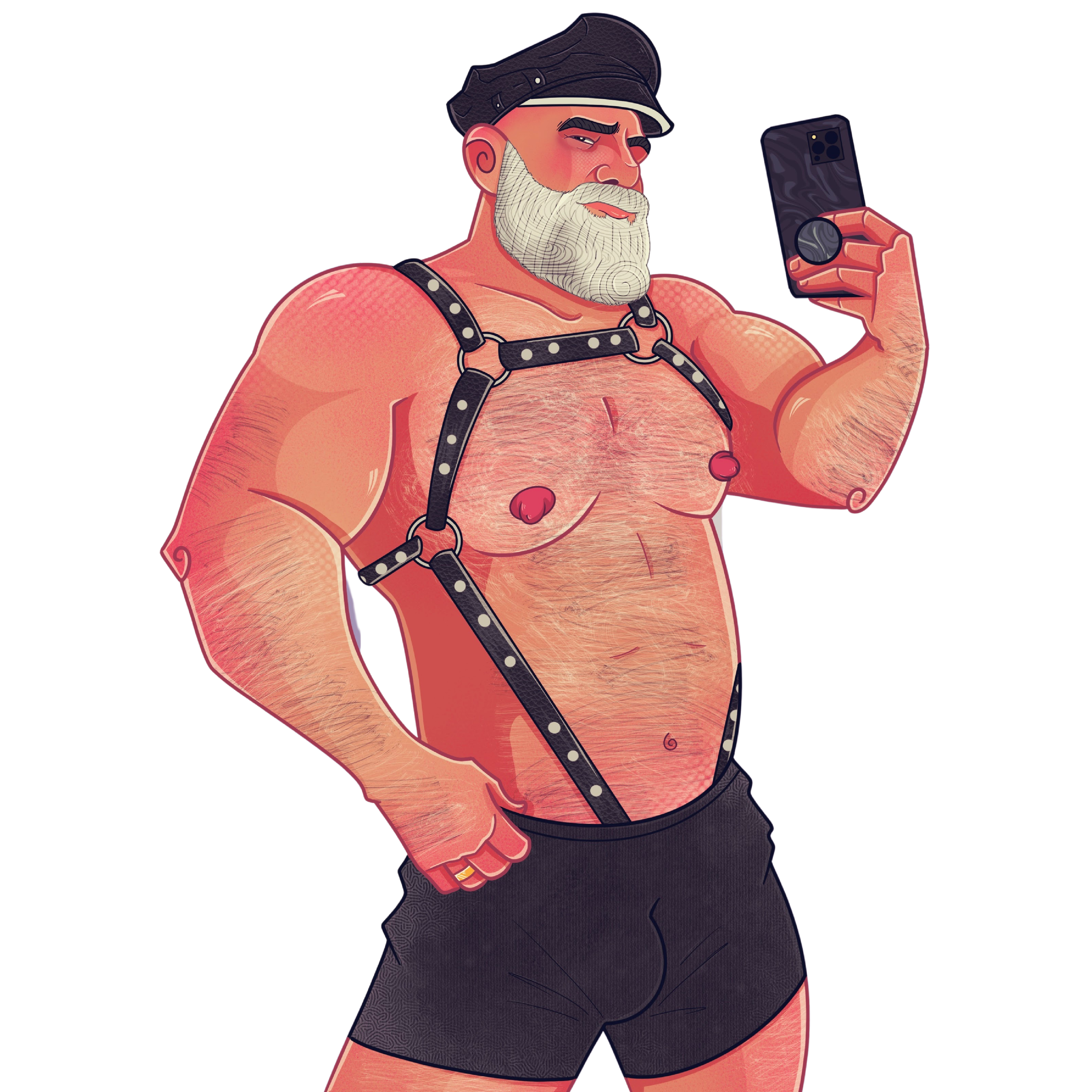 "G" Bear Harness / Unisex Jersey Short Sleeve Tee