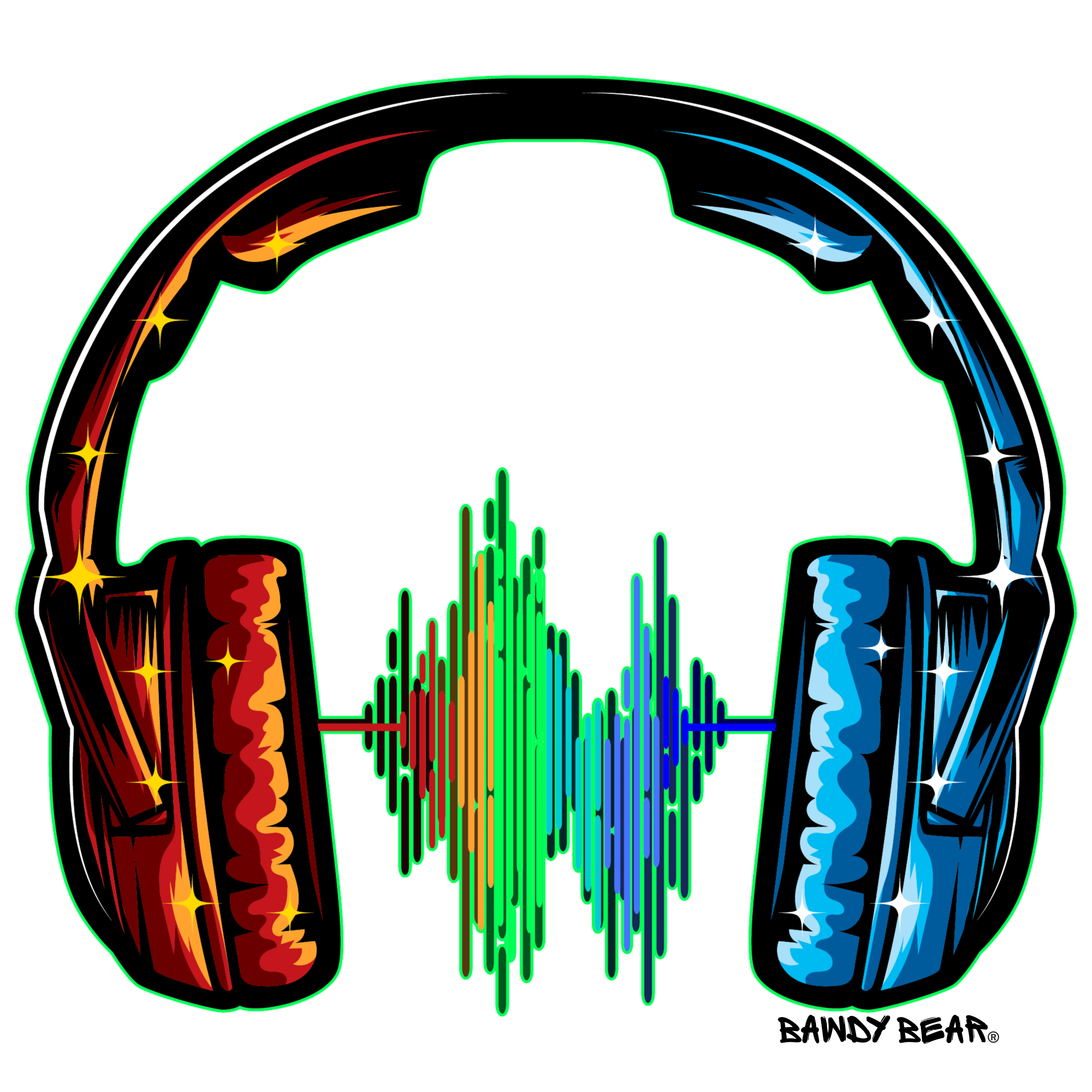 Rainbow Headphones / Unisex Jersey Short Sleeve Tee