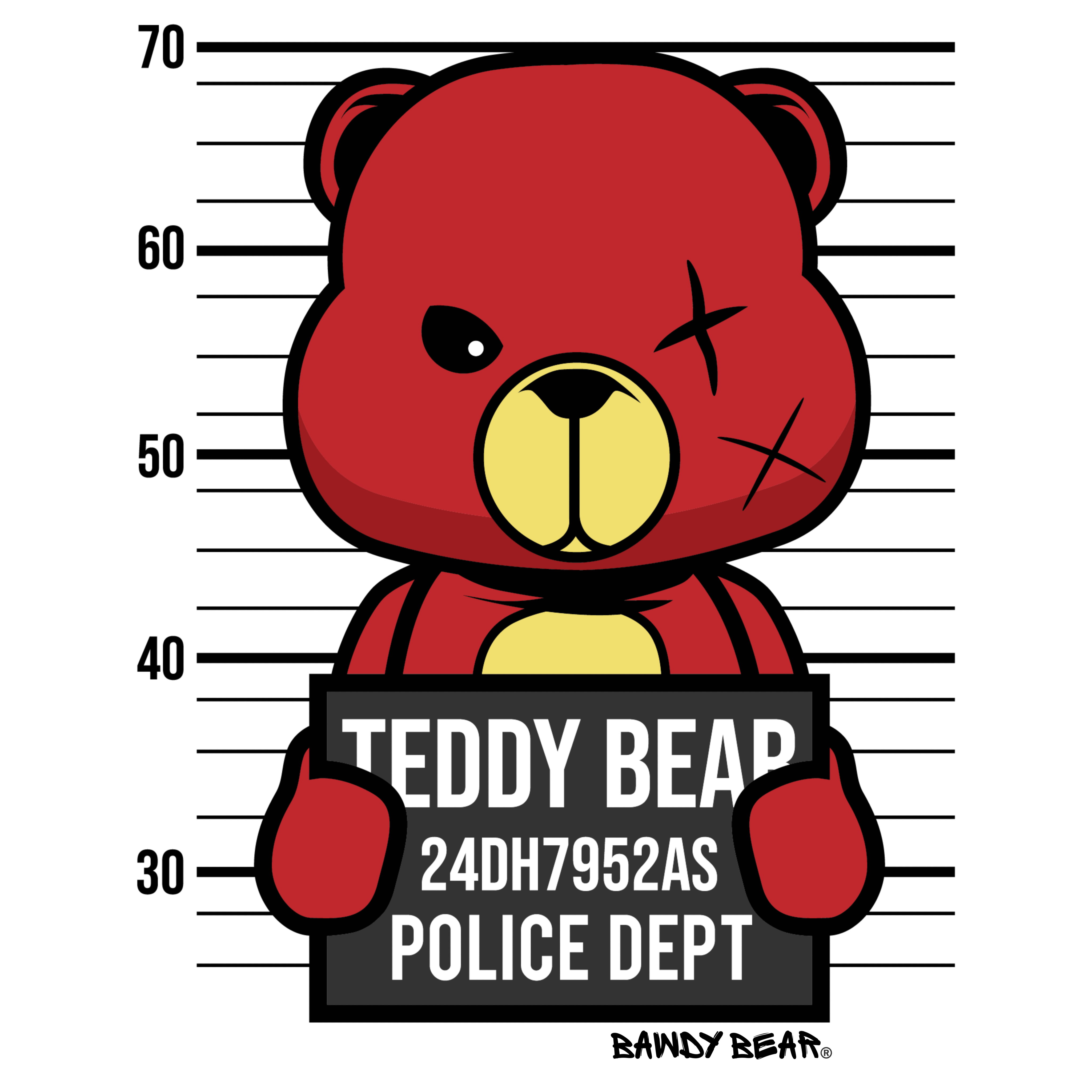 Jail Bear / Unisex Jersey Short Sleeve Tee