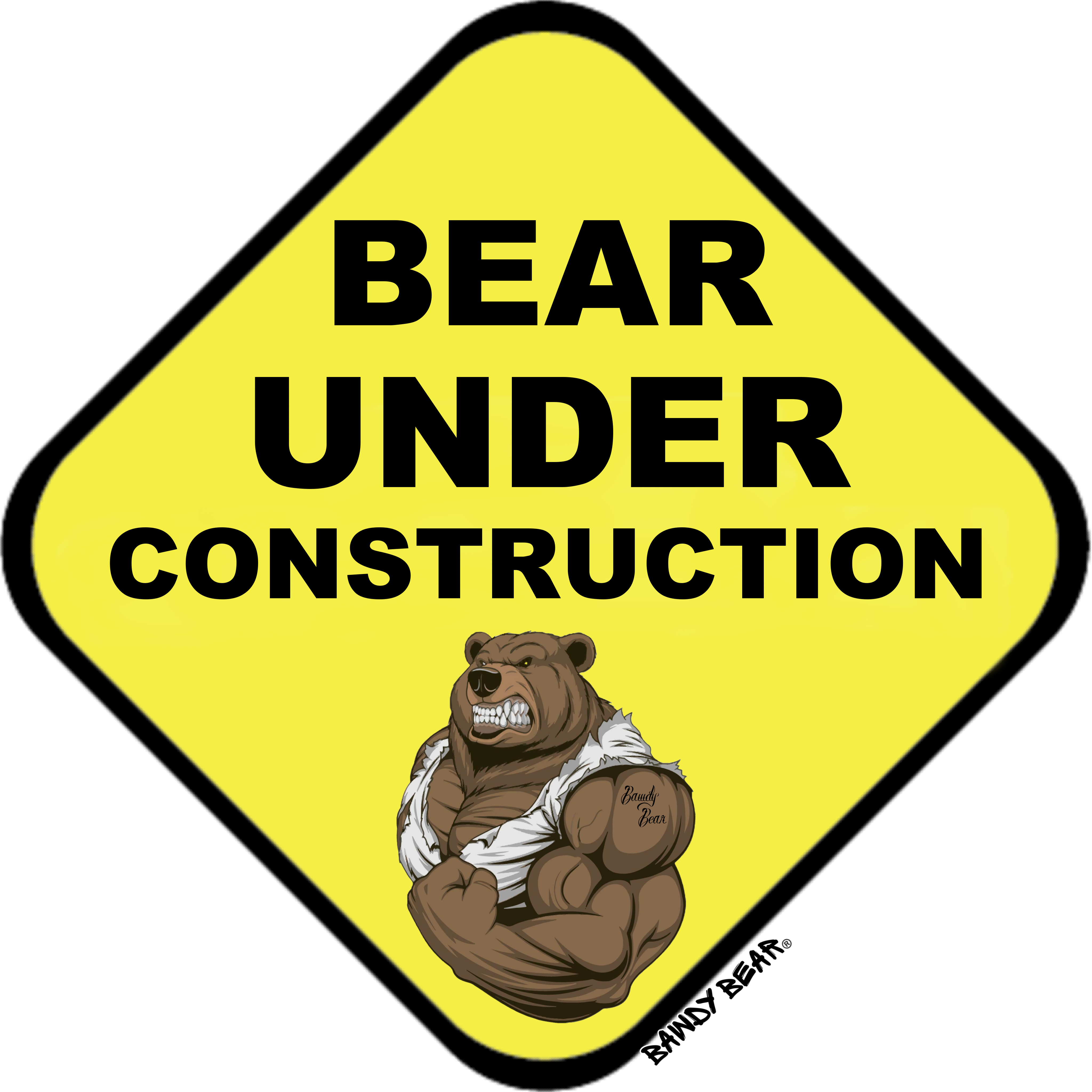 Bear Under Construction / Unisex Jersey Short Sleeve Tee