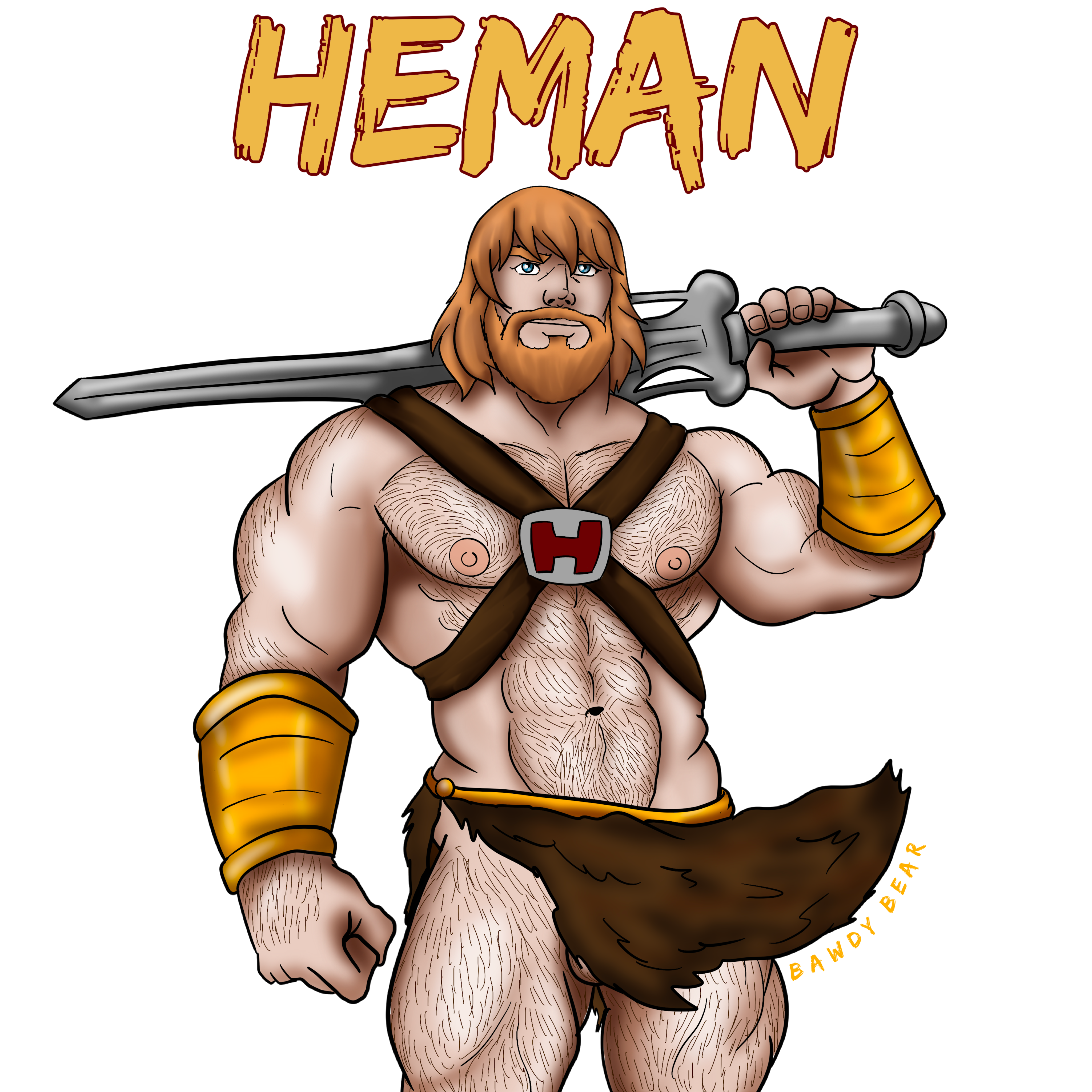 HEBEAR / Unisex 3\4 Sleeve Baseball Tee