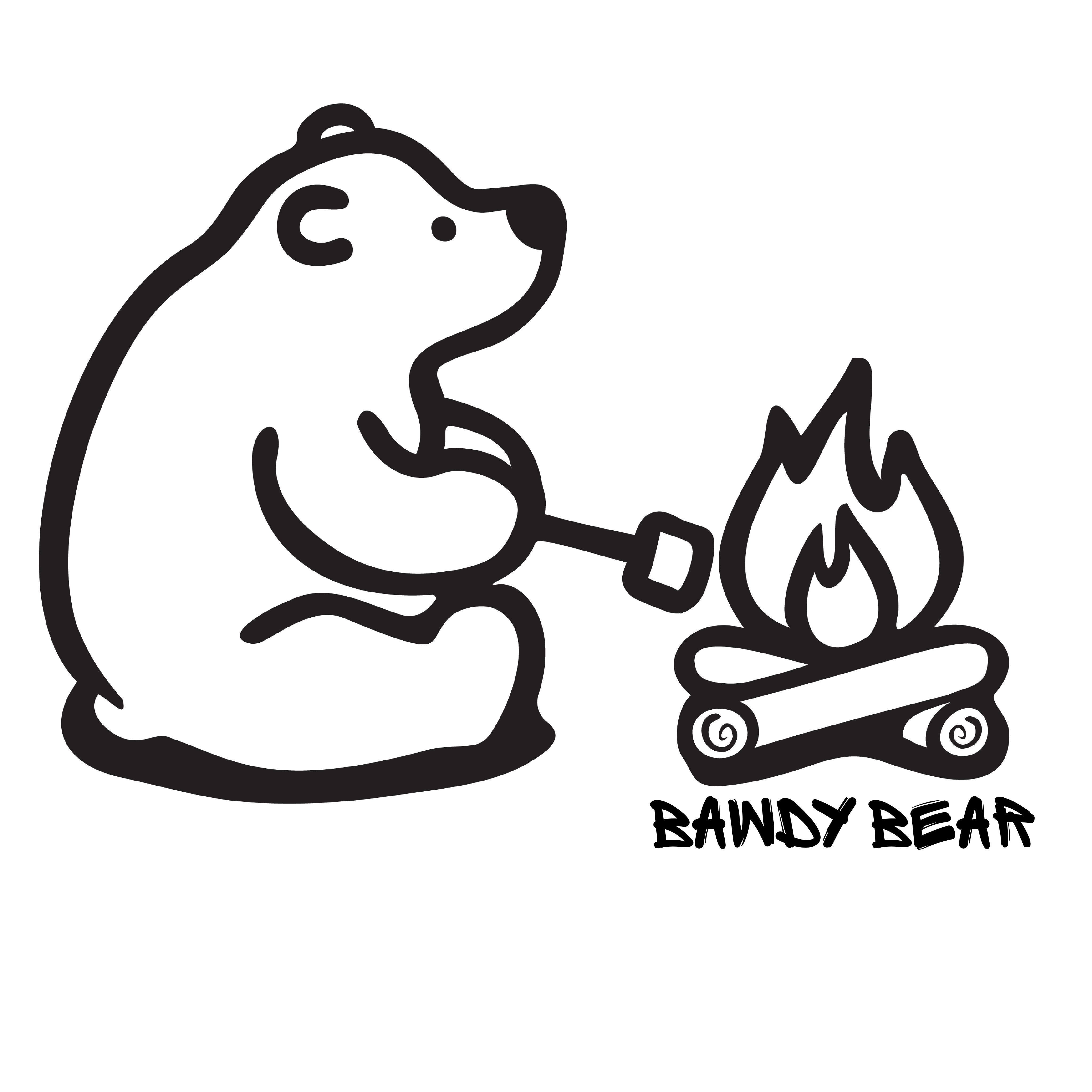 Camping Bear / Unisex Jersey Short Sleeve Tee