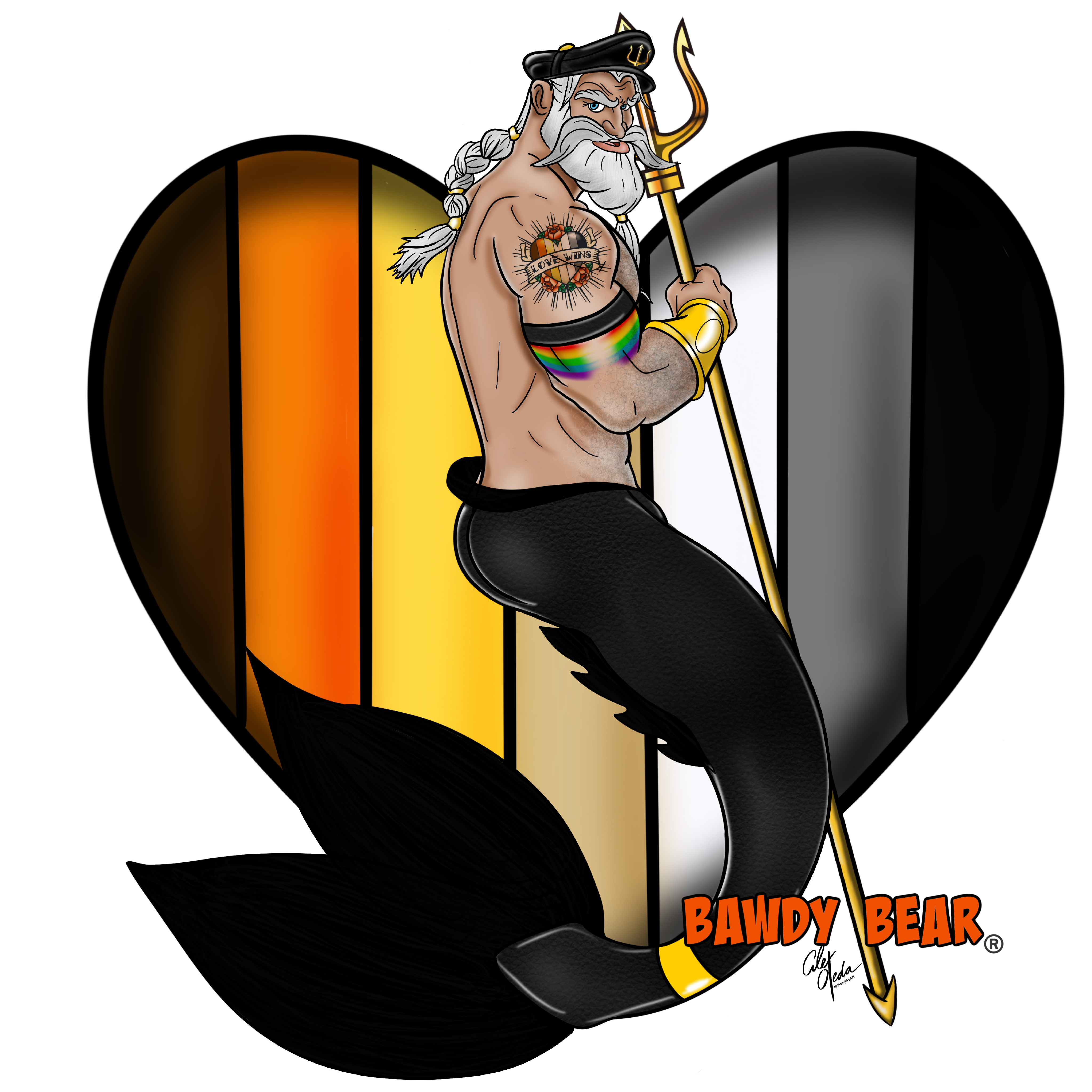 Merman #10 / Premium Fleece Joggers