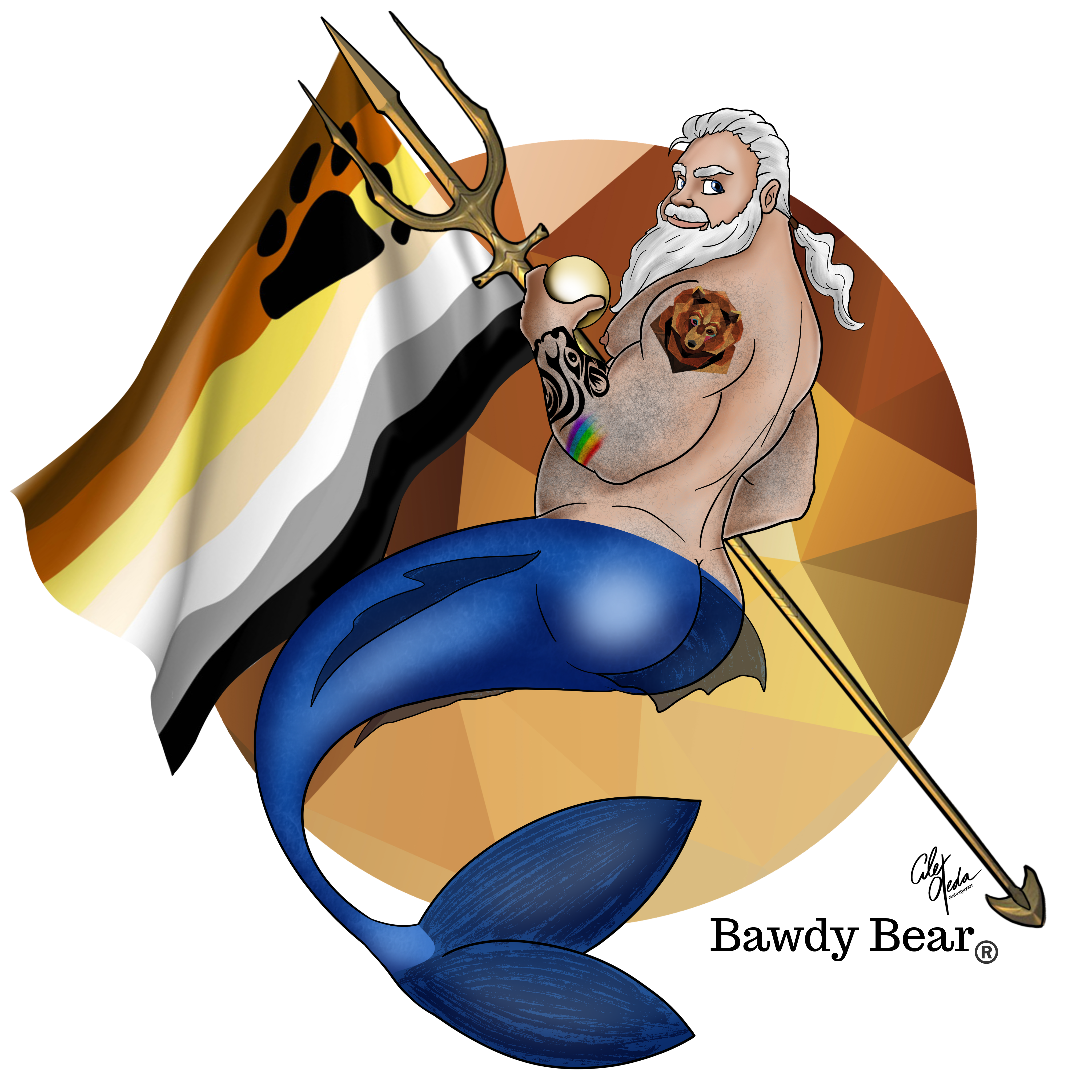 Merman #4 / Premium Fleece Joggers