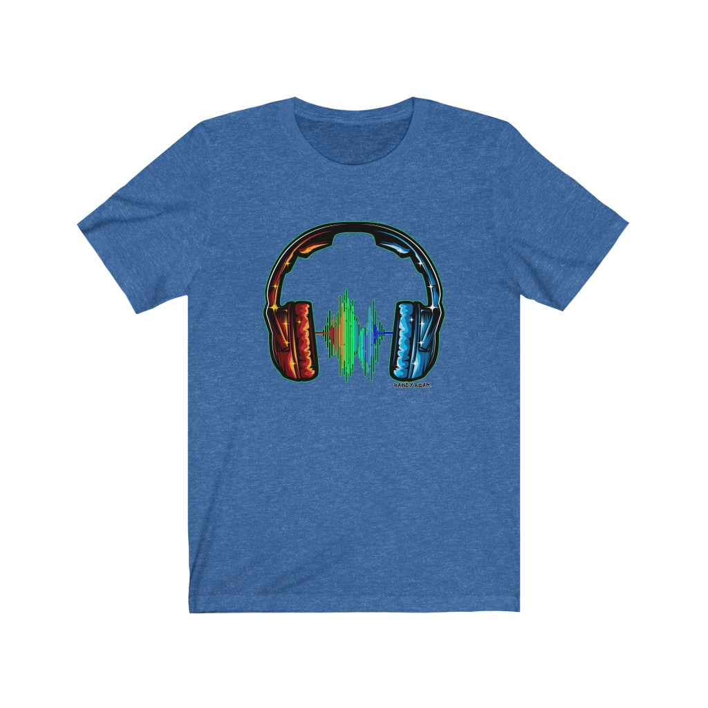 Rainbow Headphones / Unisex Jersey Short Sleeve Tee
