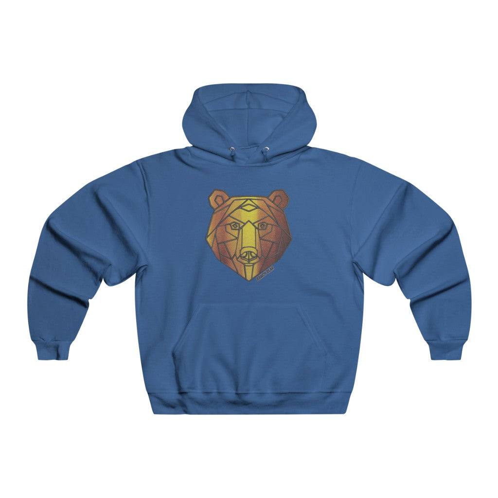 Geo Copper Bear / Men's NUBLEND® Hooded Sweatshirt