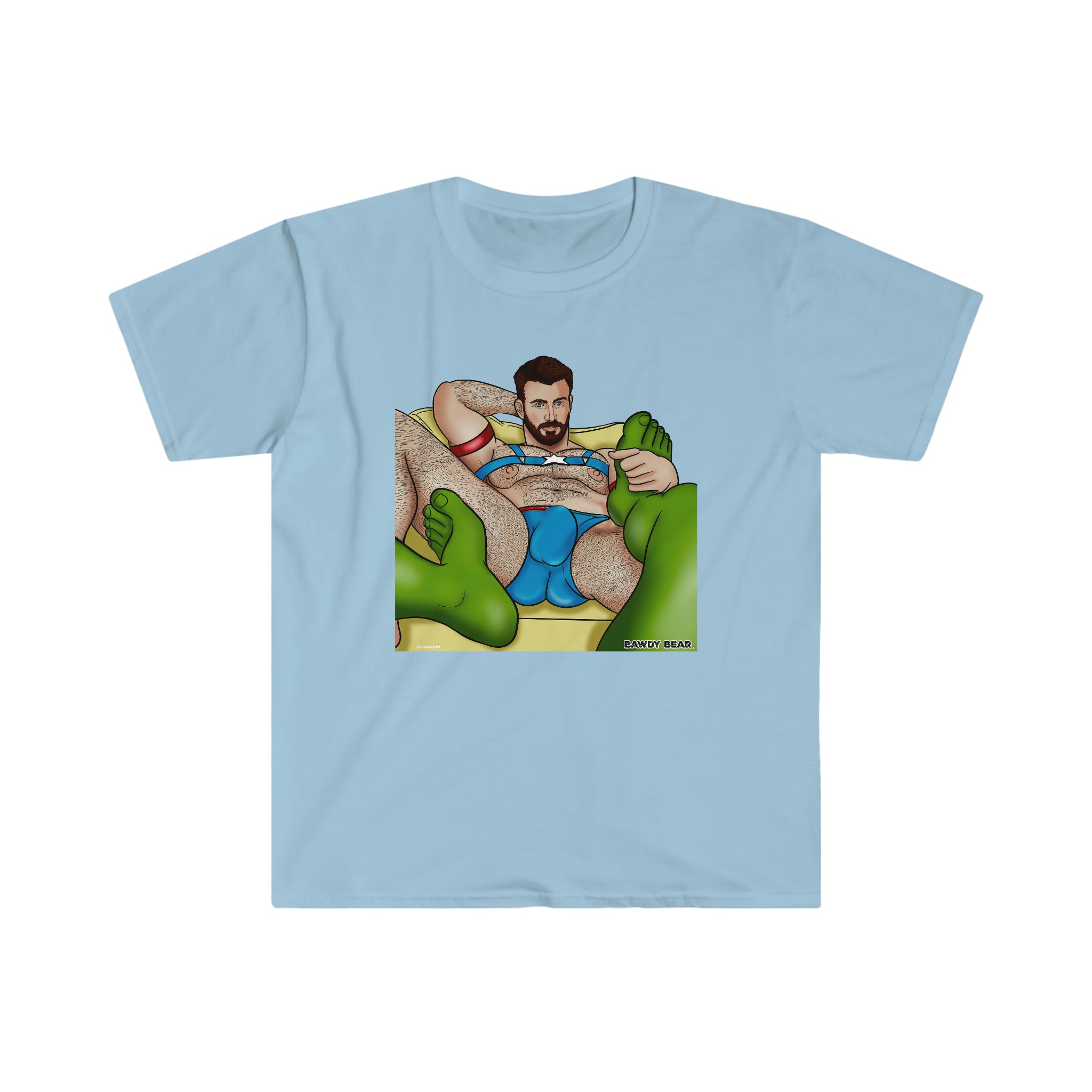 Captain Hulk / Unisex Softstyle T-Shirt