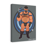 Bawdy Bear in Leather / Canvas Gallery Wraps