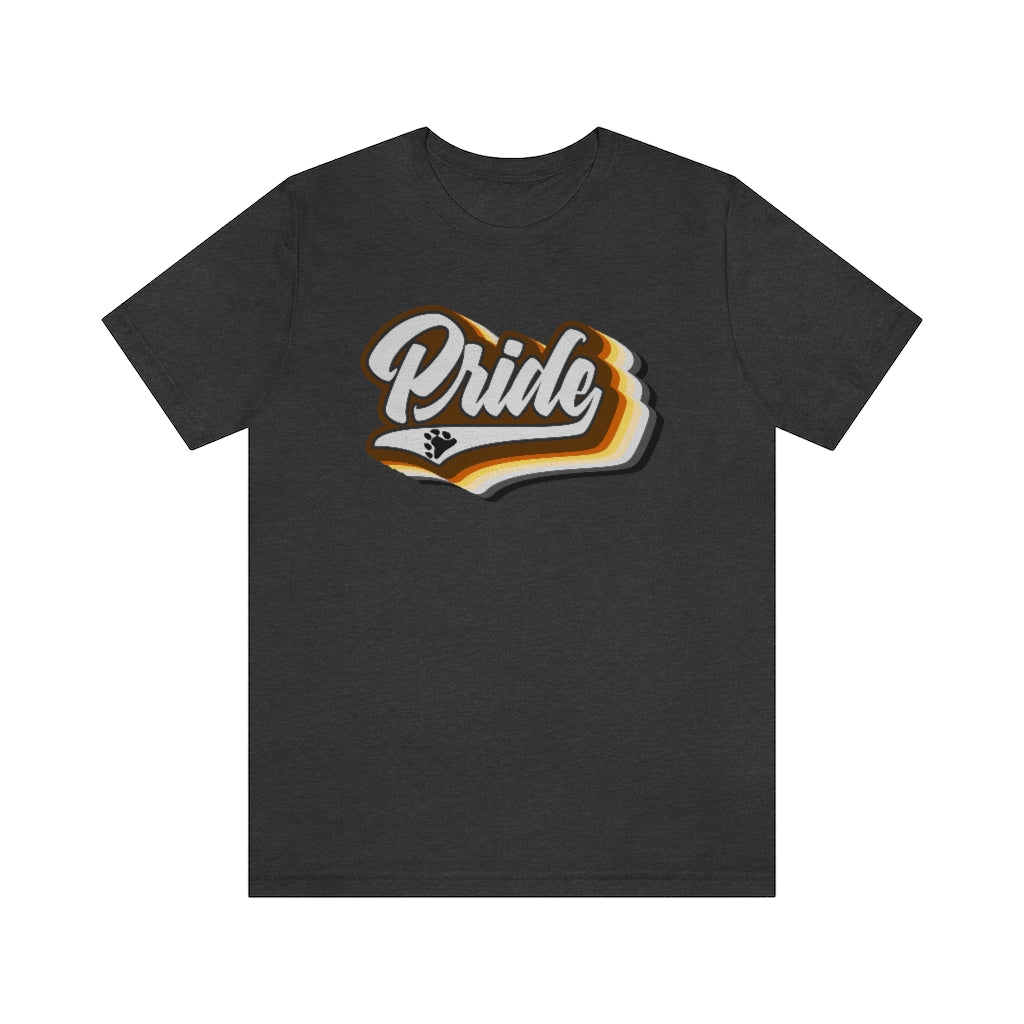 Retro Pride Bear / Unisex Jersey Short Sleeve Tee