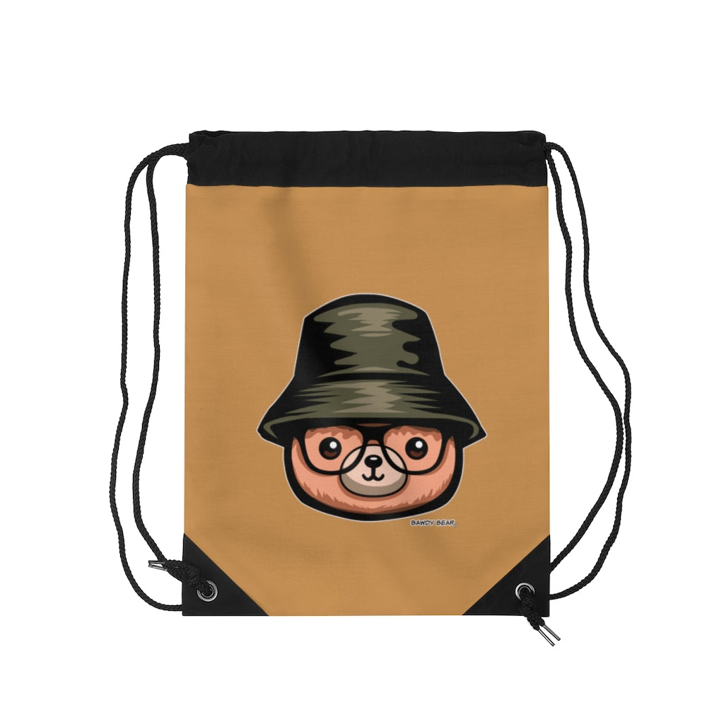 Hip Hop Bear / Drawstring Bag