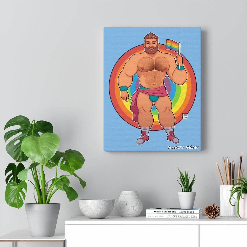 Bawdy Bear Pride / Canvas Gallery Wraps