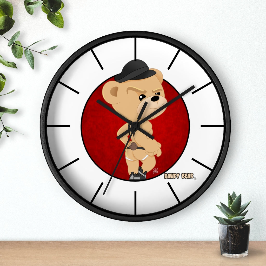 The Bawdy Bear "Naughty Bear" / Wall clock