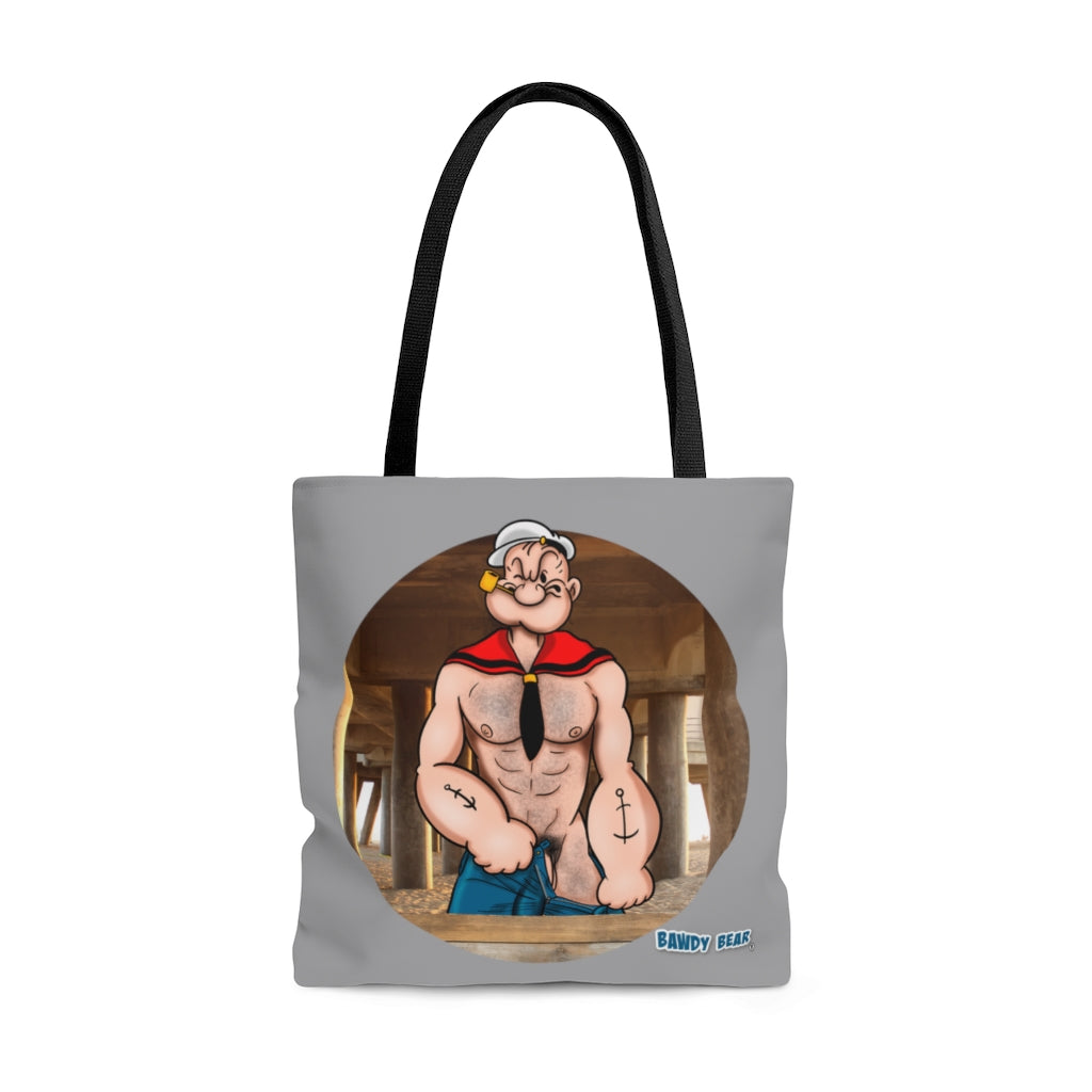 Popeye "Under the D Dock" / AOP Tote Bag