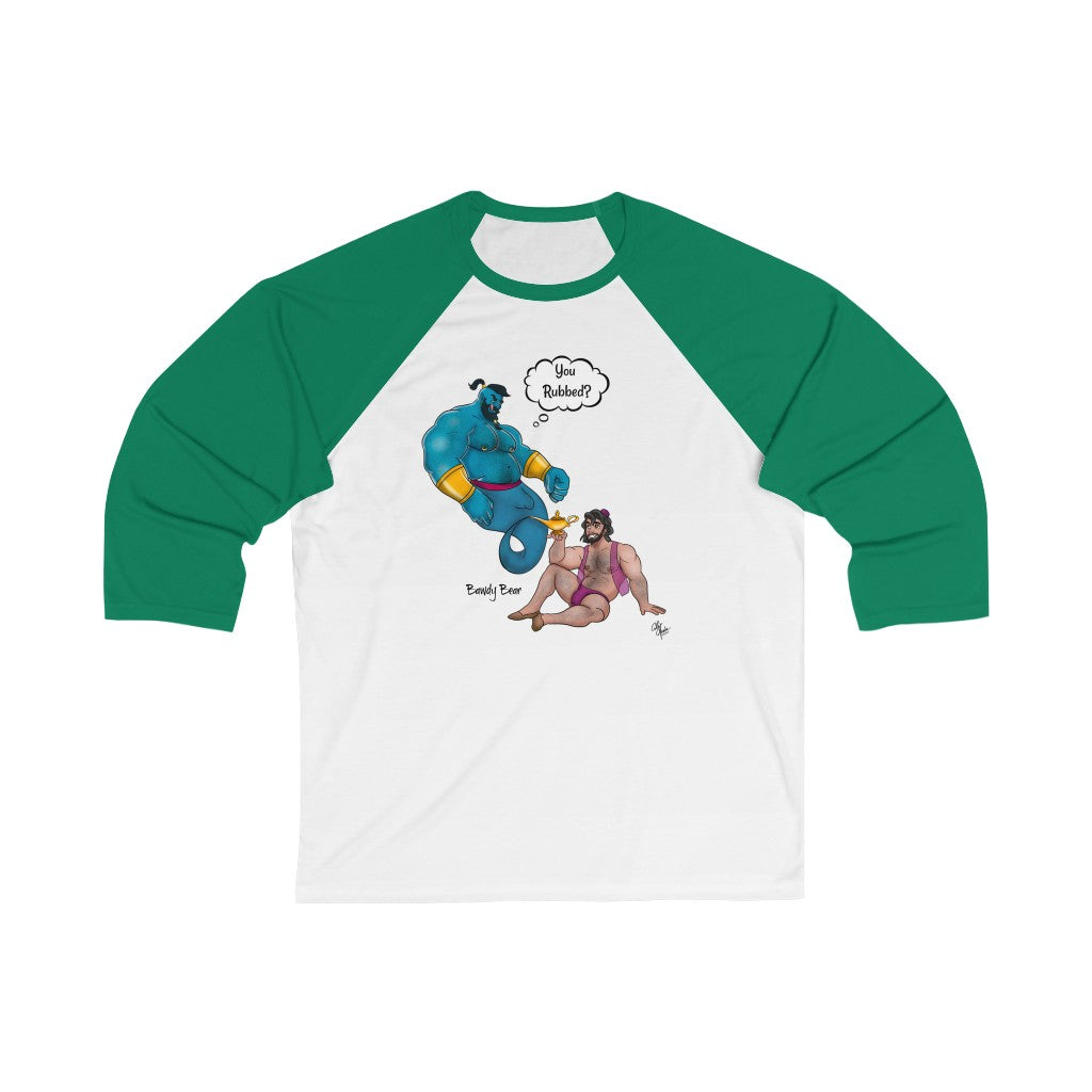 Rub One Out / Unisex 3/4 Sleeve Baseball Tee