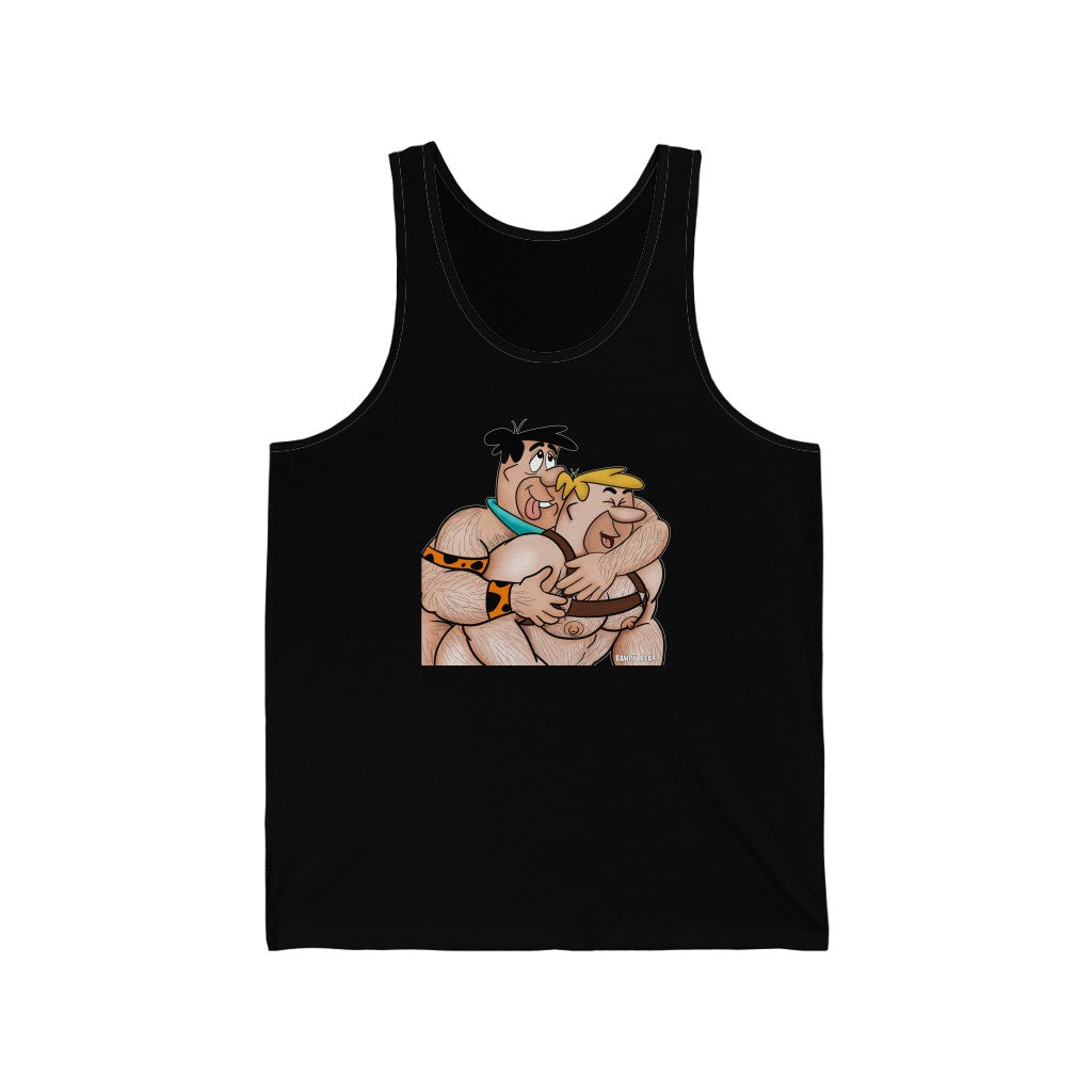 Fred & Barney Hug / Unisex Jersey Tank