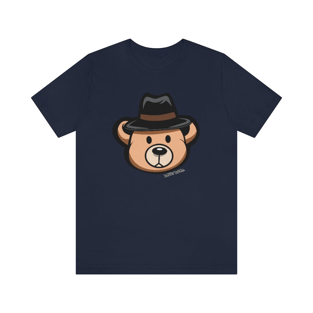 Teddy Bear Fedora Hat / Unisex Jersey Short Sleeve Tee