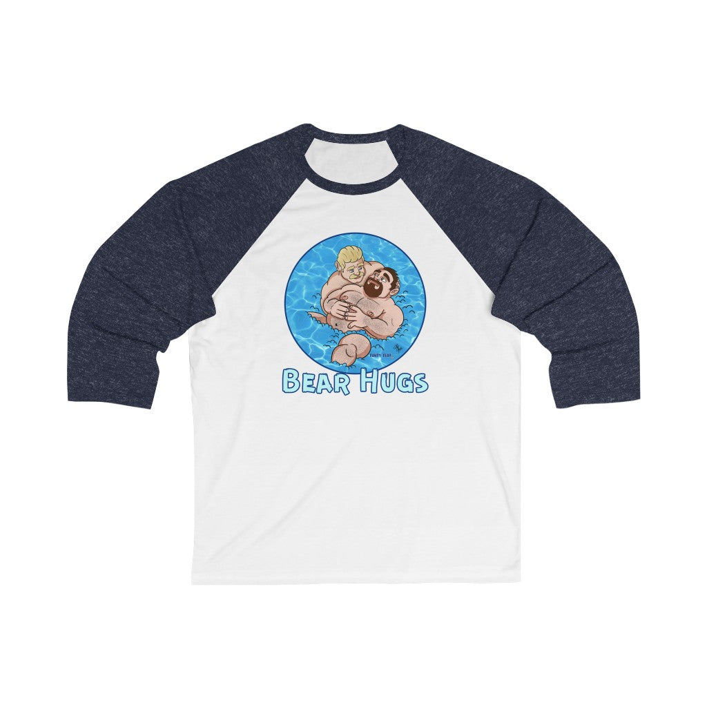 Bear Hugs 3 / Unisex 3/4 Sleeve Baseball Tee