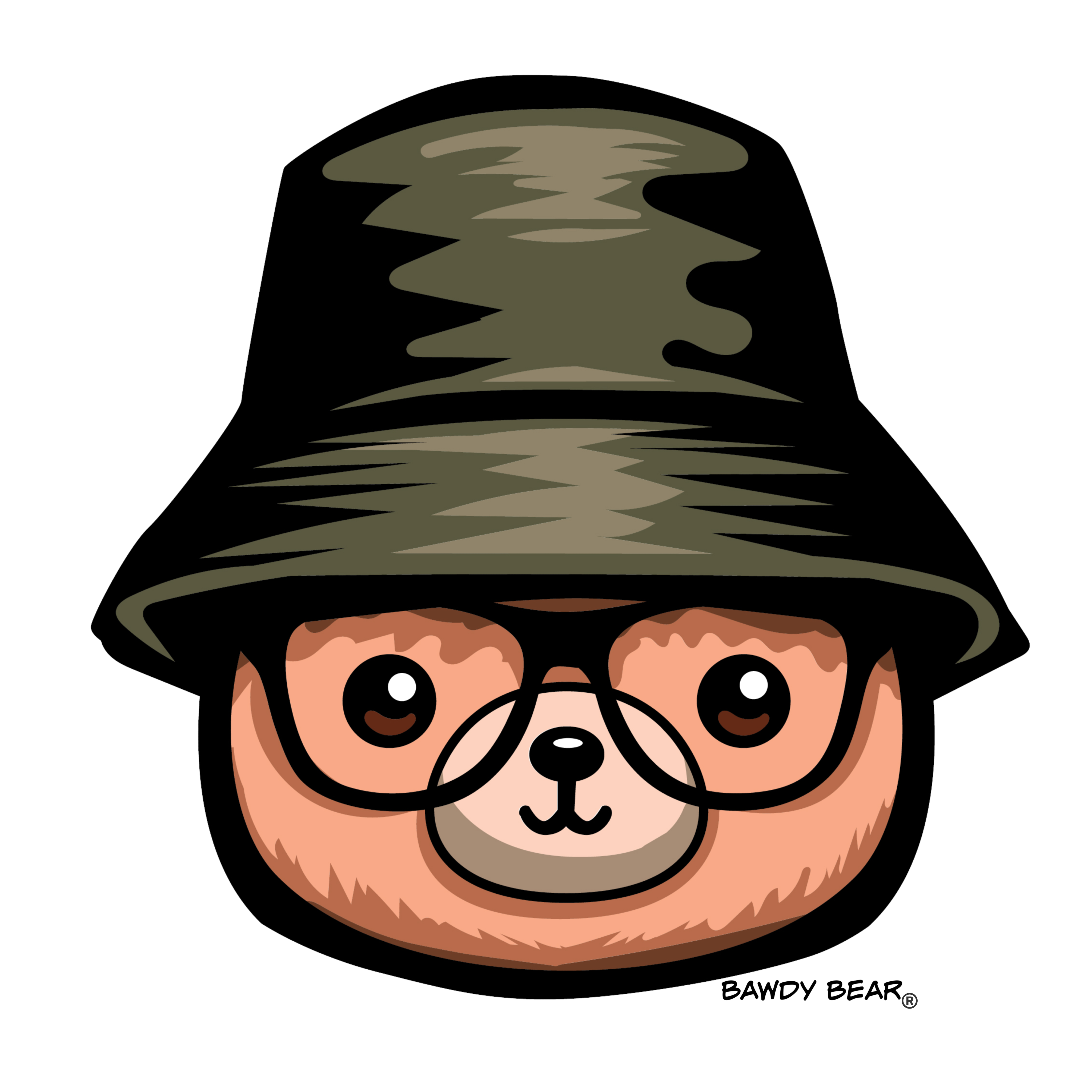 Hip Hop Bear / Unisex Heavy Blend™ Crewneck Sweatshirt