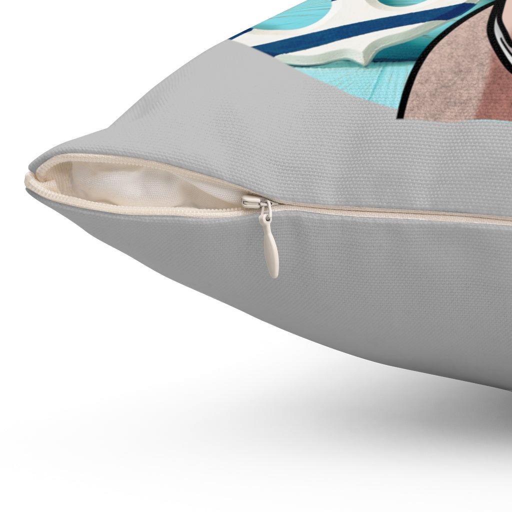 Popeye's Bootylicious / Spun Polyester Square Pillow