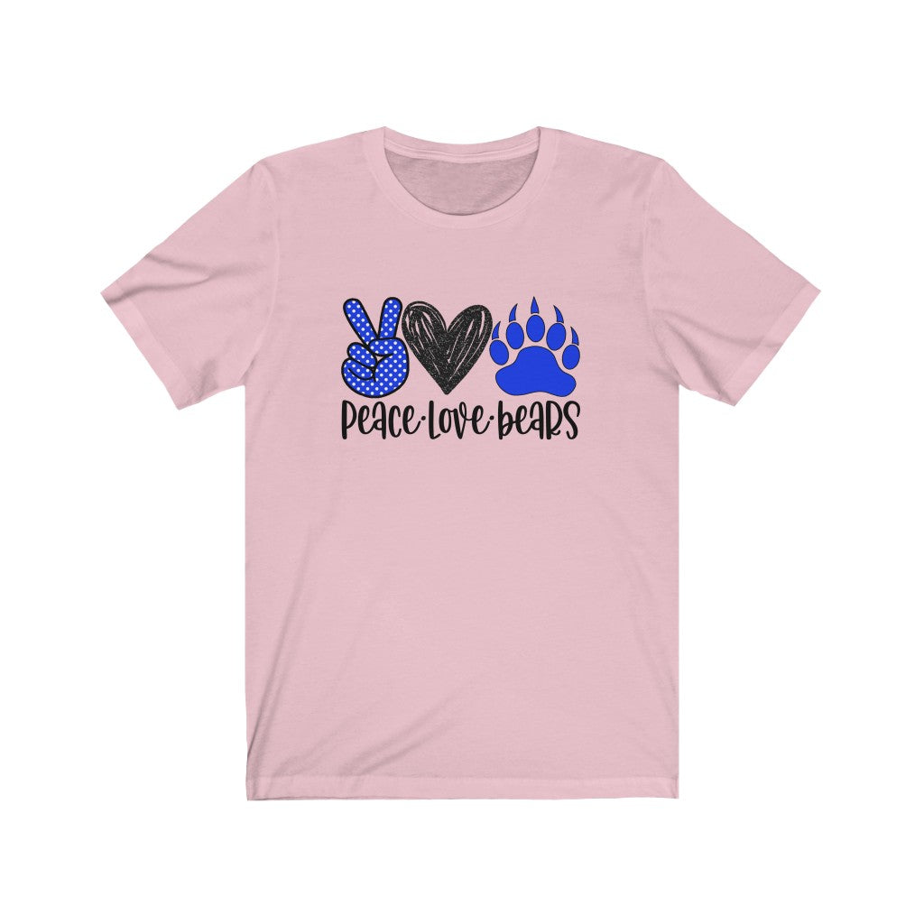 Peace Love Bears / Unisex Jersey Short Sleeve Tee