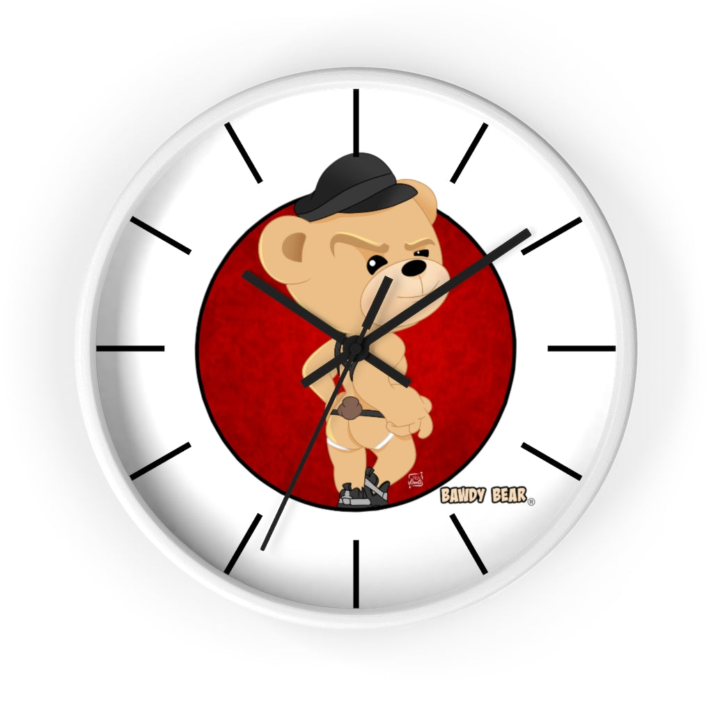 The Bawdy Bear "Naughty Bear" / Wall clock