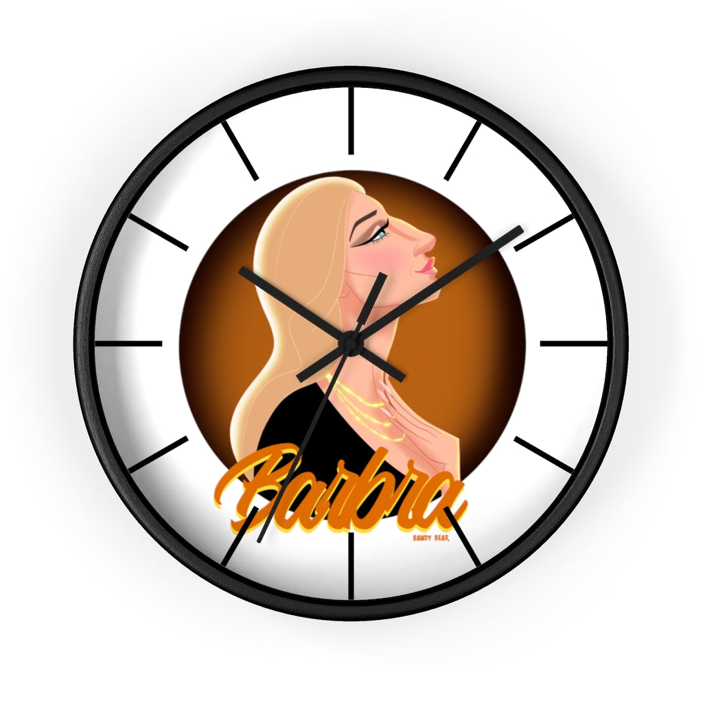 Pop Icon Series "Barbra" / Wall clock