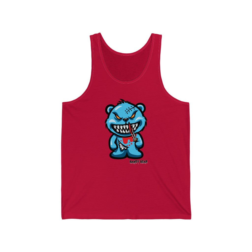 Spooky Bear Series "Chuckie Bear" / Unisex Jersey Tank