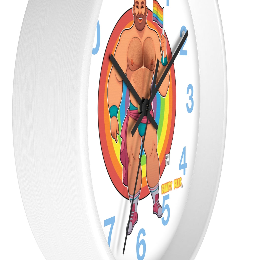 Bawdy Bear Pride / Wall clock