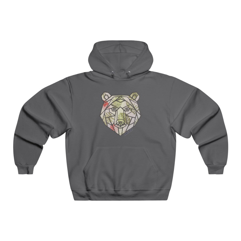 Geo Tropical Bear / Men's NUBLEND® Hooded Sweatshirt