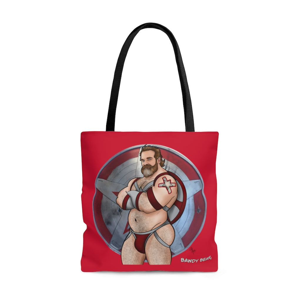 Red Guardian Nice & Naughty / Adult Content  AOP Tote Bag