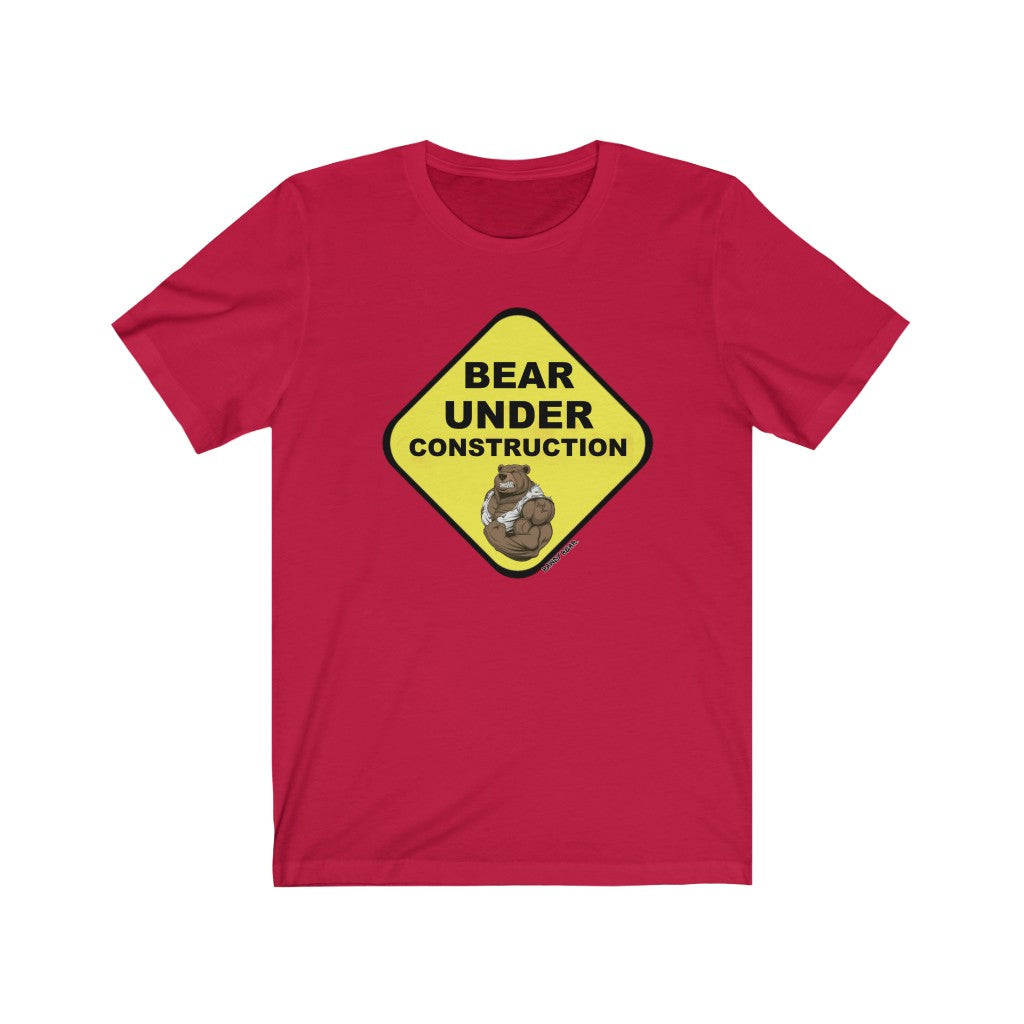 Bear Under Construction / Unisex Jersey Short Sleeve Tee