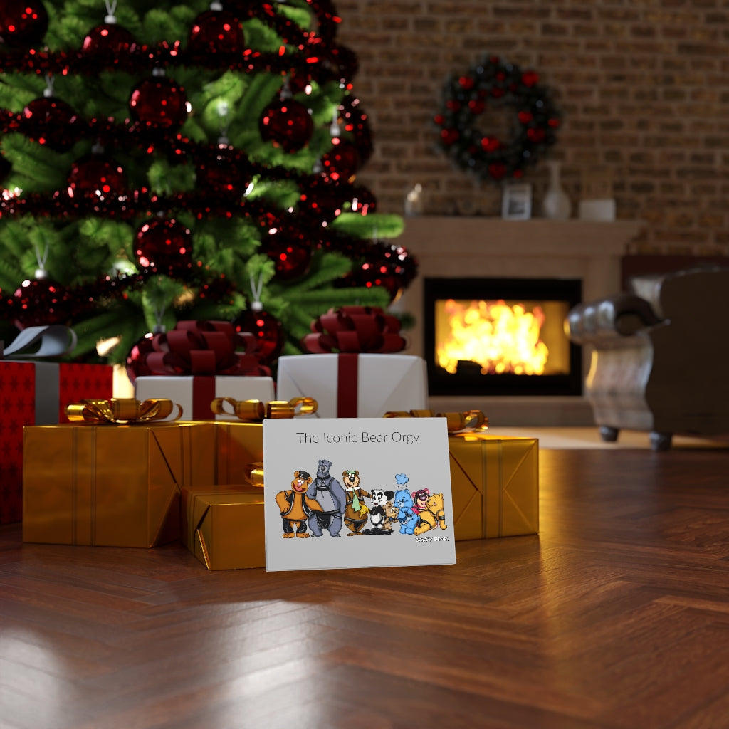 Iconic Bear Party / Canvas Gallery Wraps