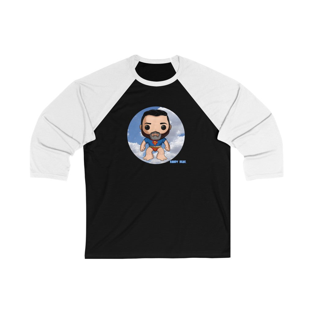 Funko Series "Super-Bear"/ Unisex 3/4 Sleeve Baseball Tee