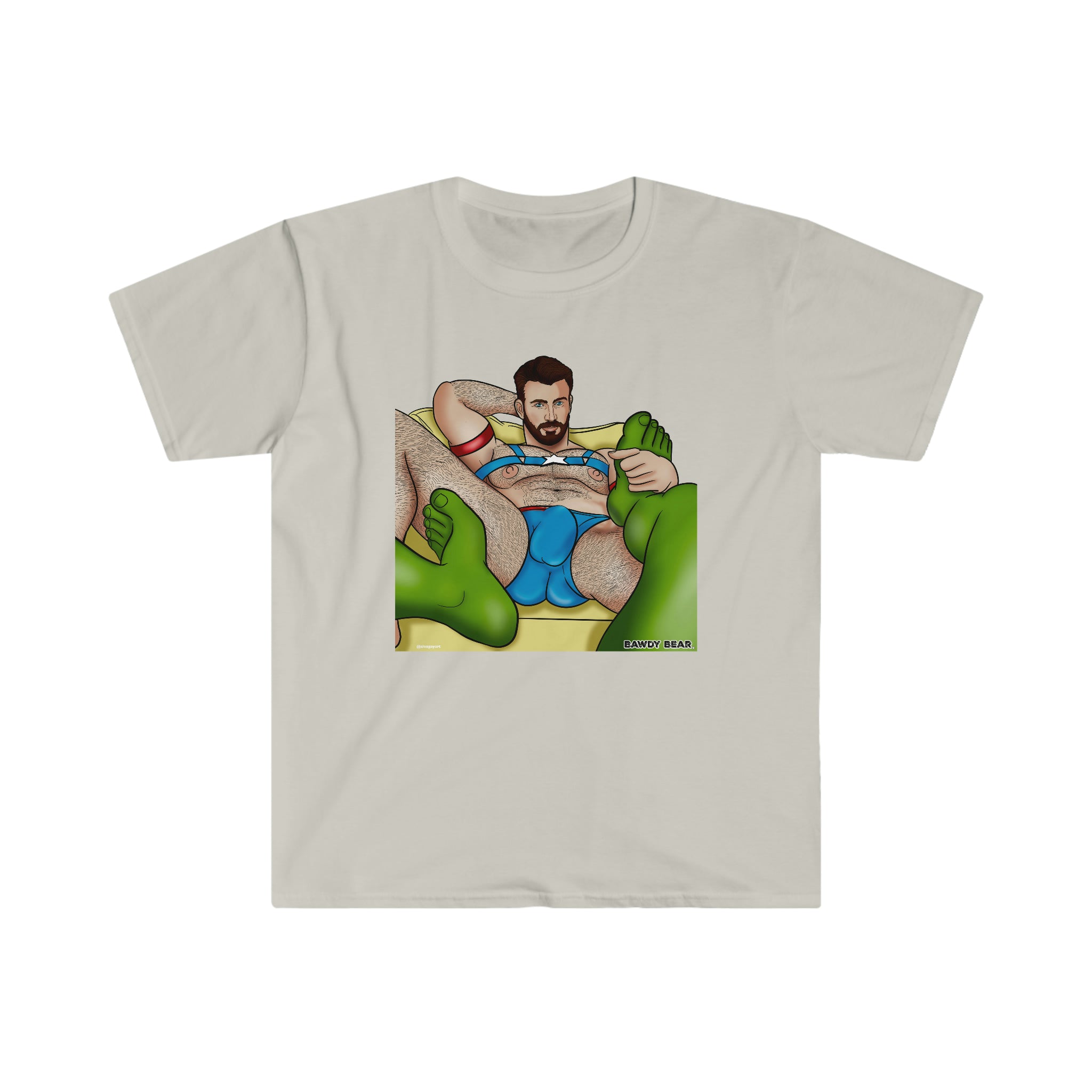 Captain Hulk / Unisex Softstyle T-Shirt