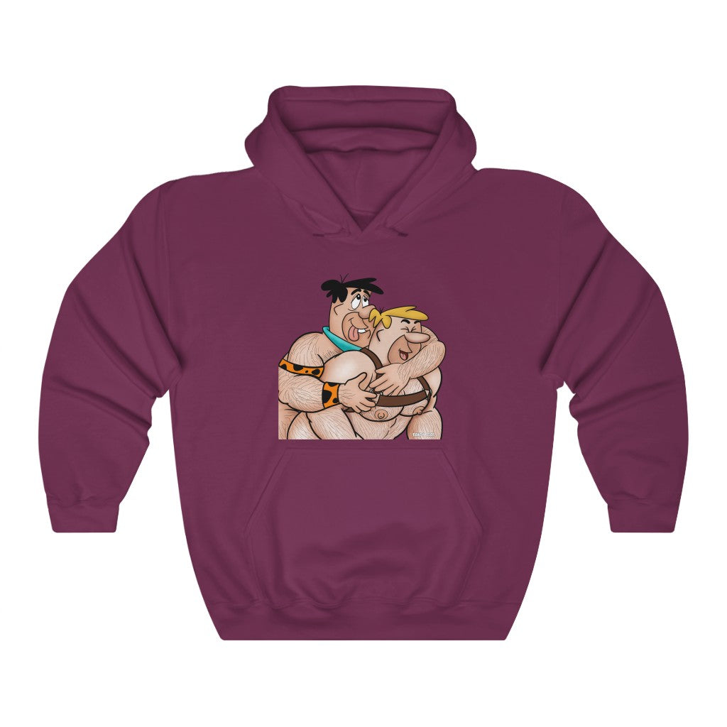Fred & Barney Hug / Unisex Heavy Blend™ Hooded Sweatshirt