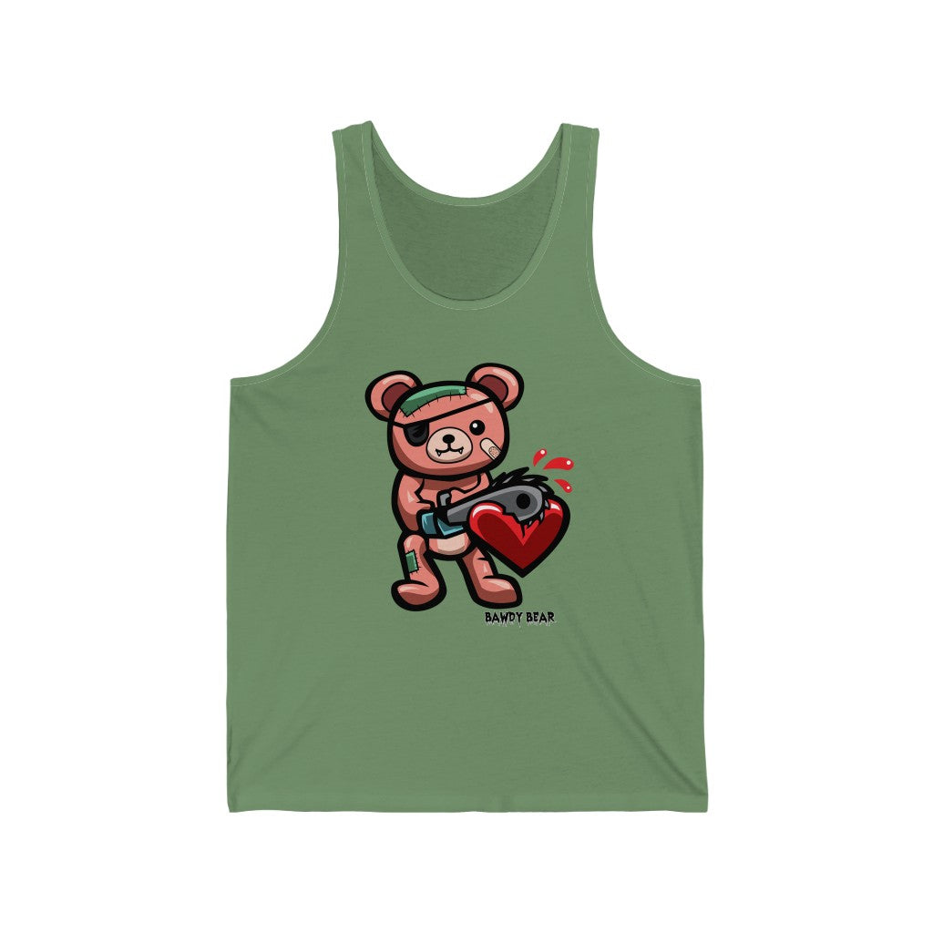 Spooky Bear Series "Chainsaw Bear" / Unisex Jersey Tank