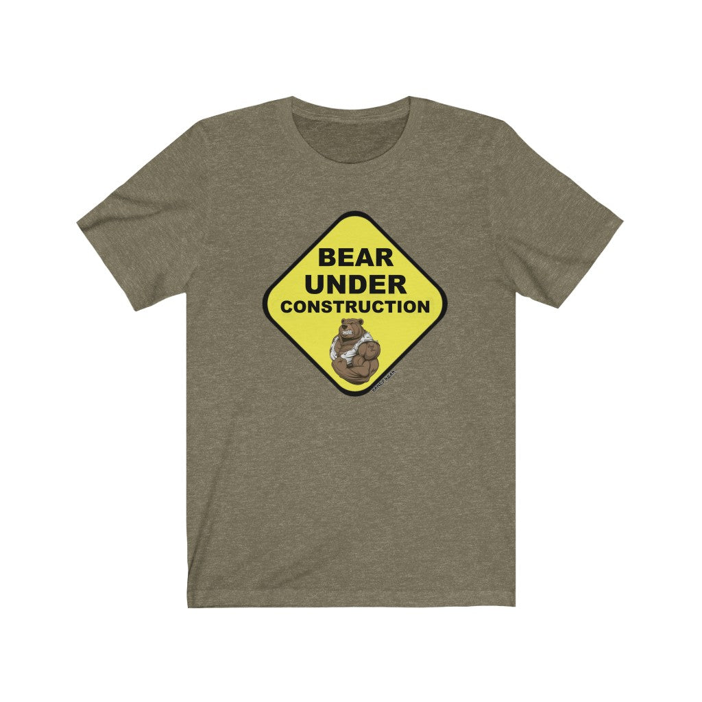 Bear Under Construction / Unisex Jersey Short Sleeve Tee
