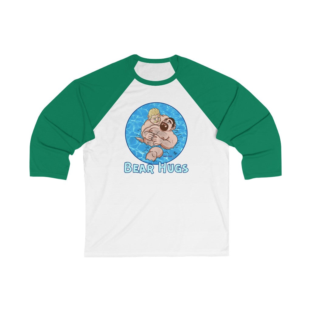 Bear Hugs 3 / Unisex 3/4 Sleeve Baseball Tee