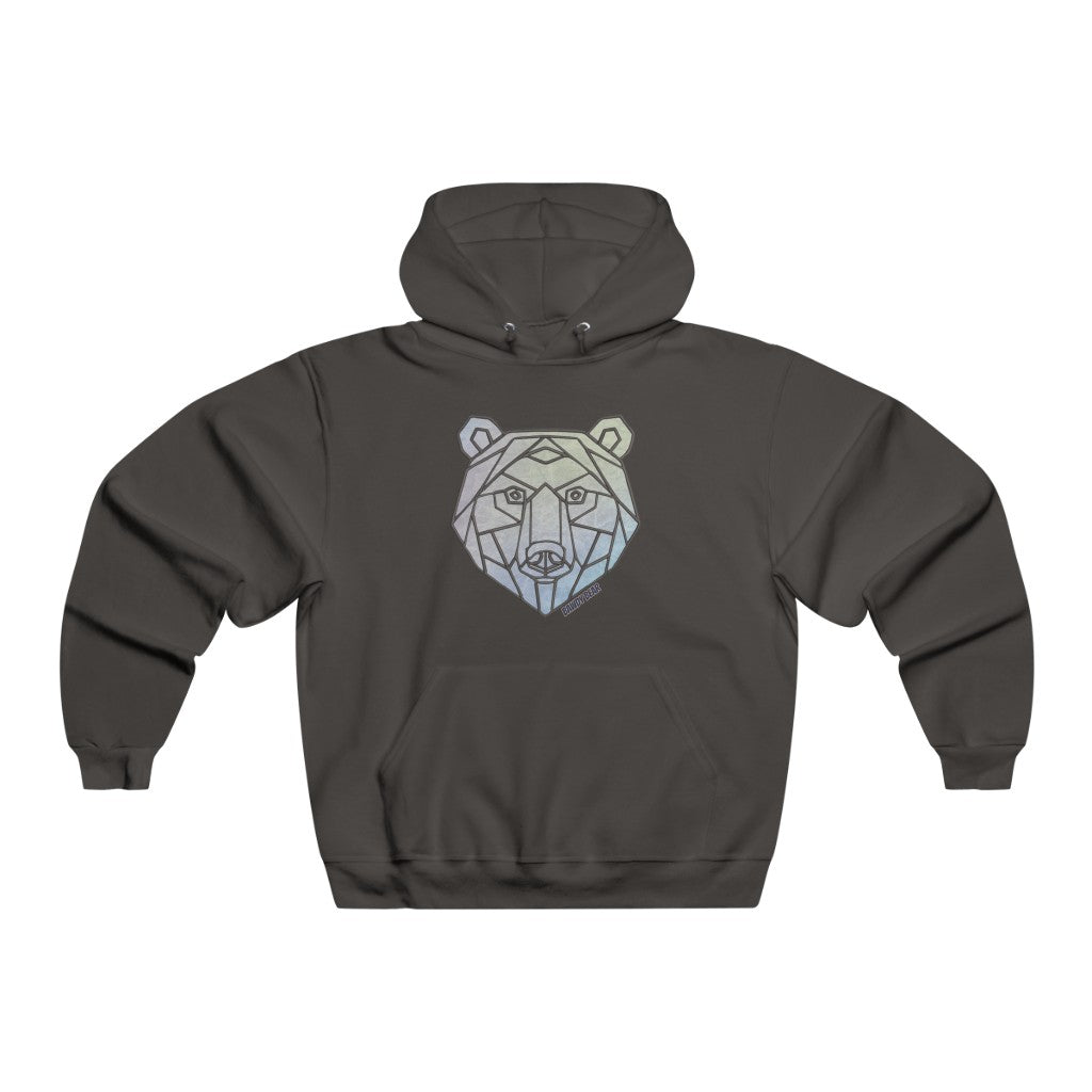 Geo Ice Bear / Men's NUBLEND® Hooded Sweatshirt