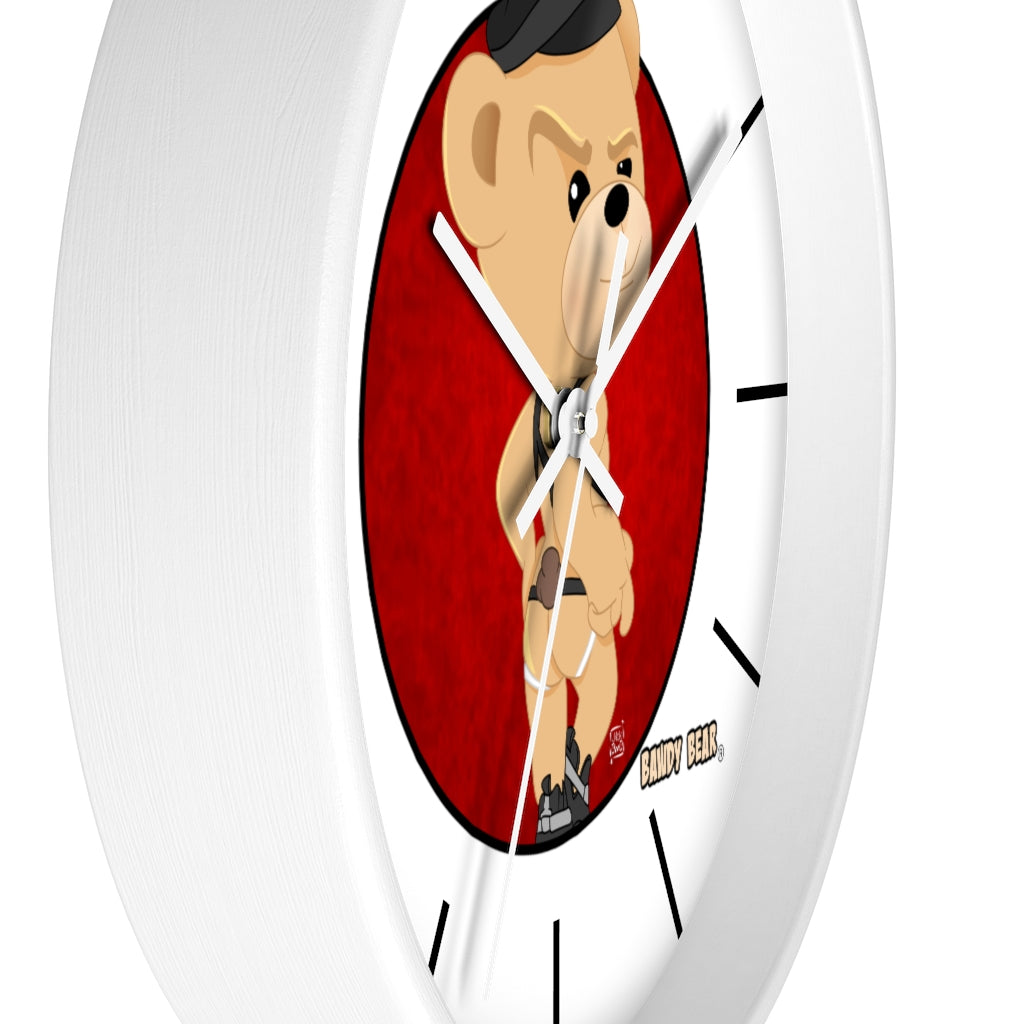 The Bawdy Bear "Naughty Bear" / Wall clock