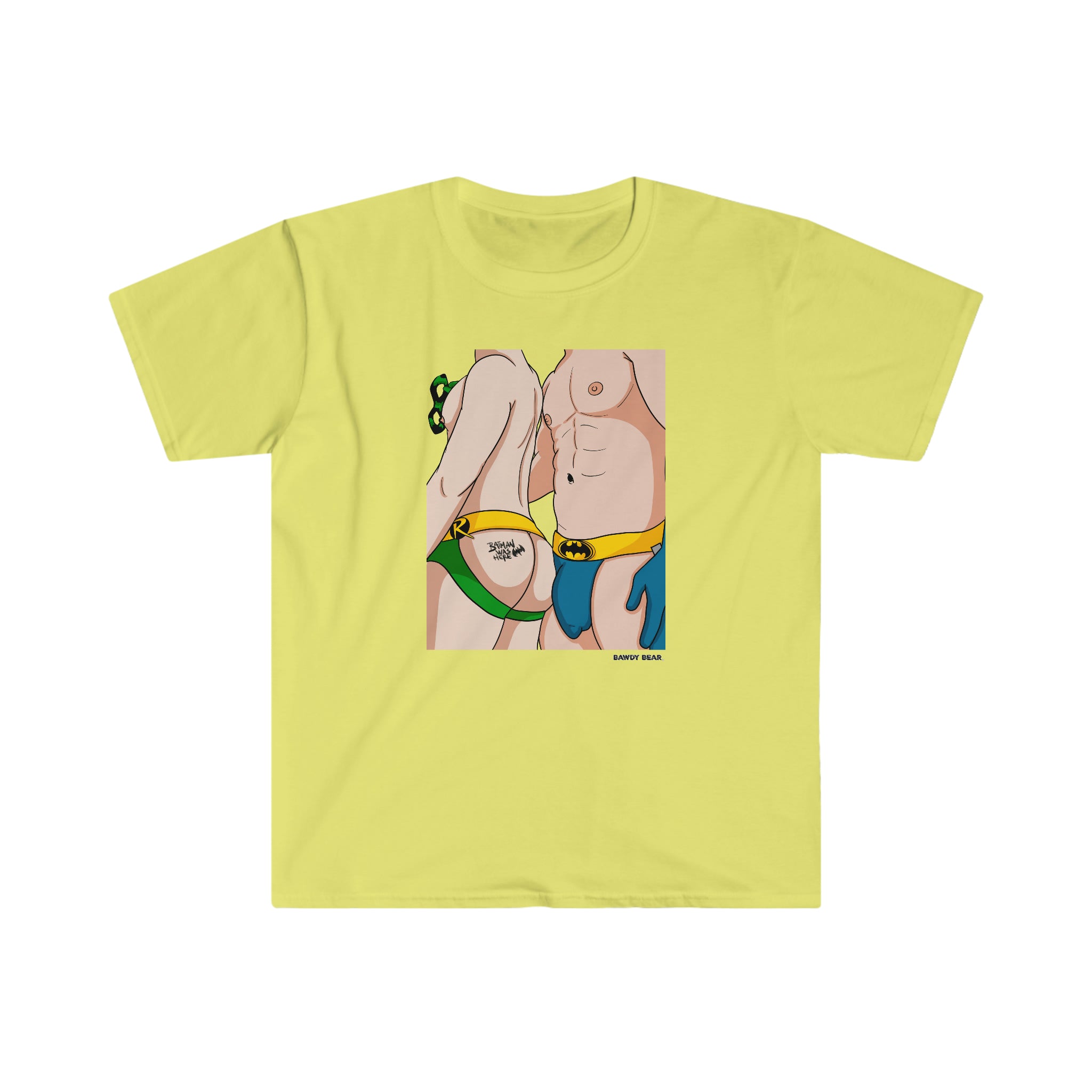 Batman Was Here / Unisex Softstyle T-Shirt